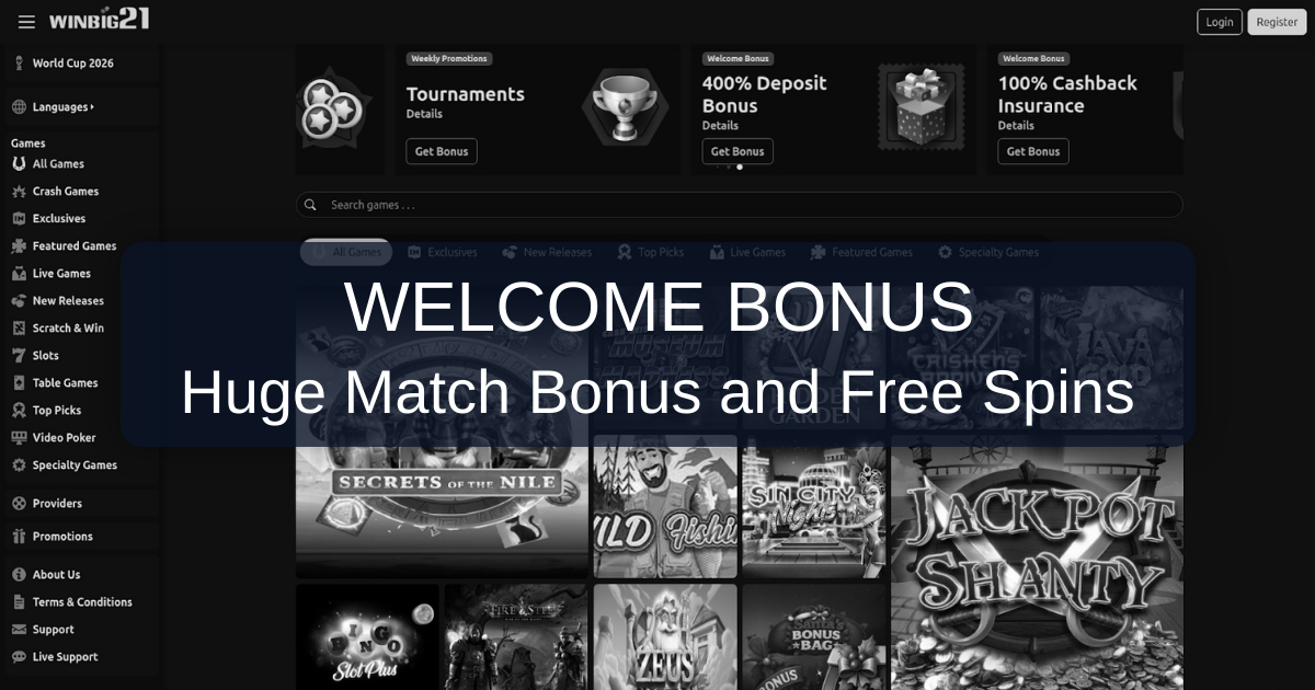 WinBig 21 Casino
